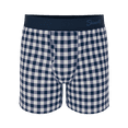 thumbnail image 1 of The Mad for Plaid - Shinesty Navy Gingham Boxers  Large, 1 of 5