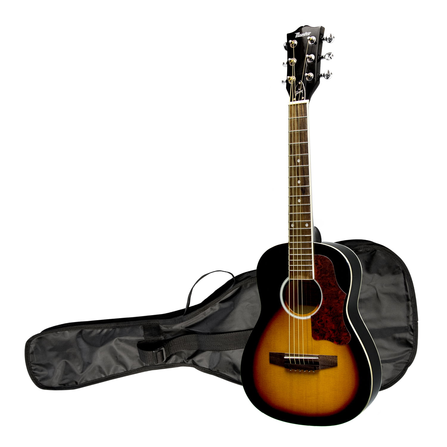 The Maestro by Gibson 30 Mini Acoustic Guitar with Case, Blue
