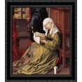 thumbnail image 1 of The Magdalen reading 20x22 Black Ornate Wood Framed Canvas Art by Weyden, Rogier van der, 1 of 2