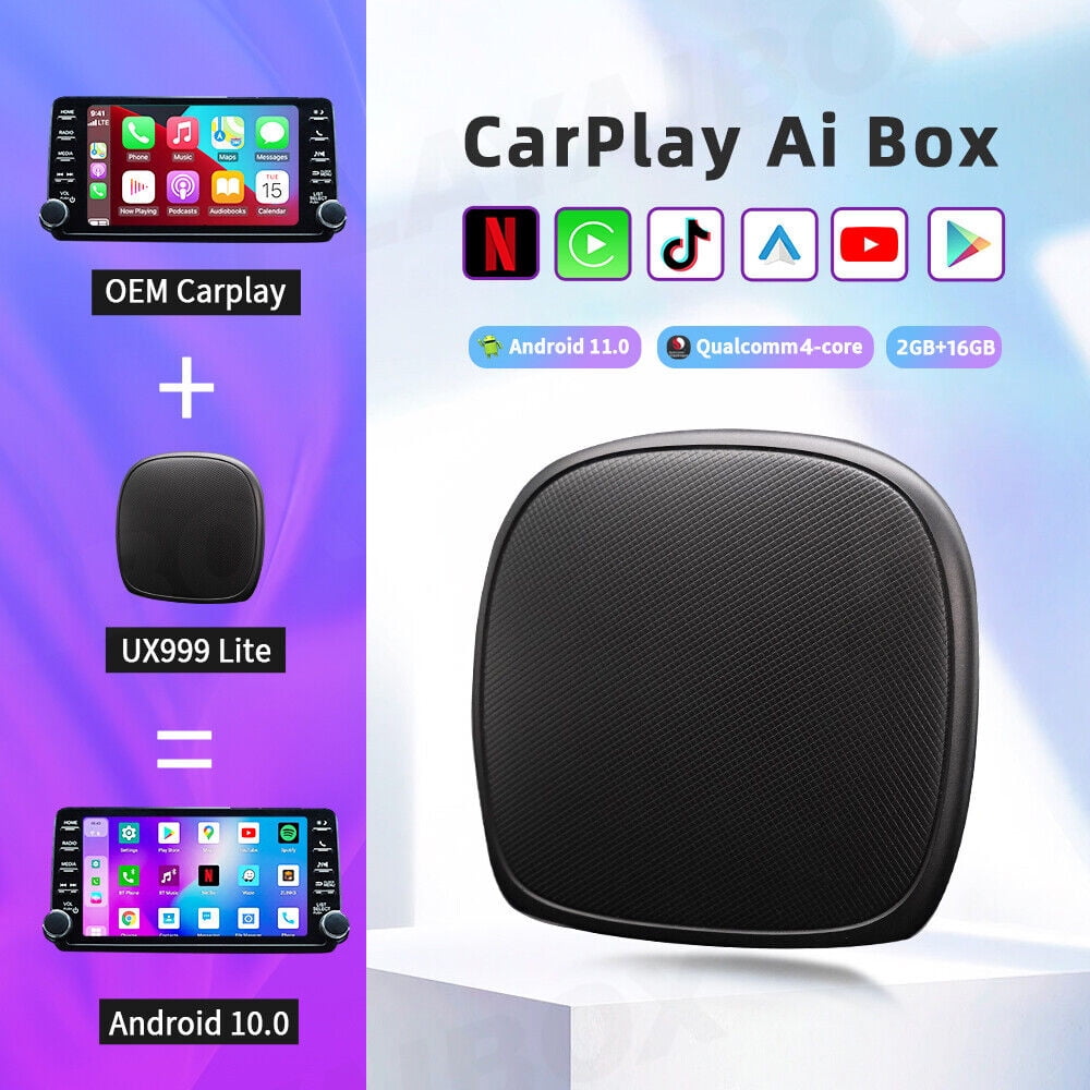 With HDMI OTTOCAST PICASOU 2 CarPlay AI Box Wireless CarPlay Android Auto  Audio