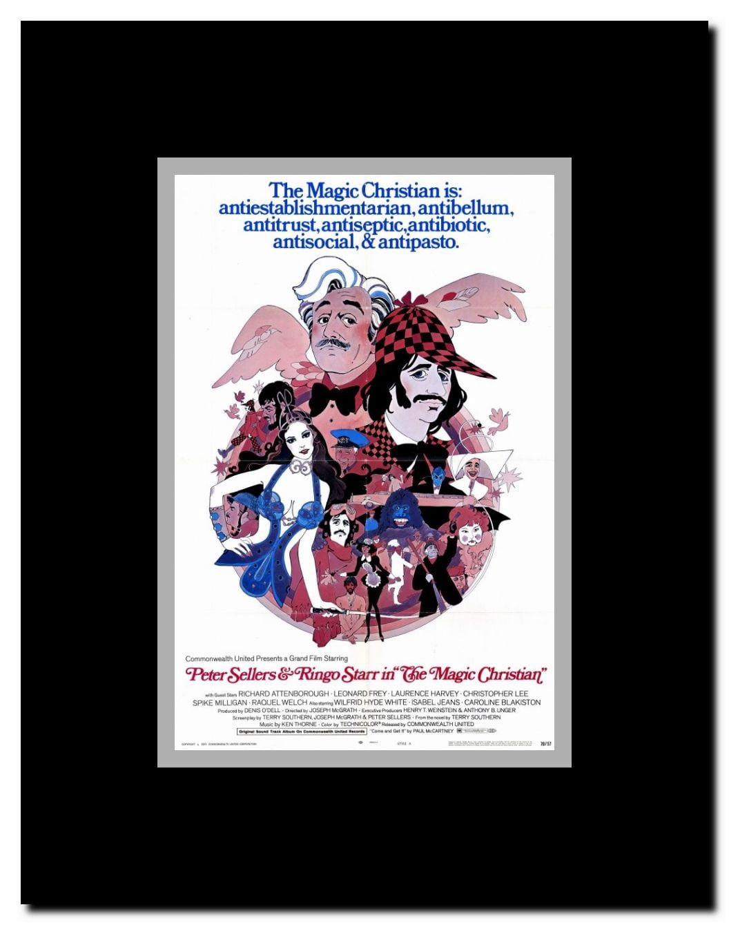 The Magic Christian Framed Movie Poster