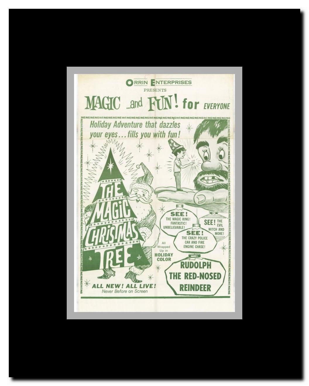 The Magic Christmas Tree Framed Movie Poster