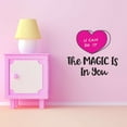 thumbnail image 1 of The Magic Is In You U Can Do It Lips Hello Gorgeous Kind Smart Brave Enough Beautiful Crown Prince Unicorns Sweet Dreams Decorating Wall Decal Sticker Girls Rule - Size: 20 In X 18 In, 1 of 5