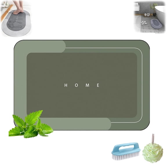 The Magic Mat,the Magic Mat Bath Mat,Modernized Magic Mat Bathroom,Absorbent Non Slip Quick Dry Bath Mat Rug
