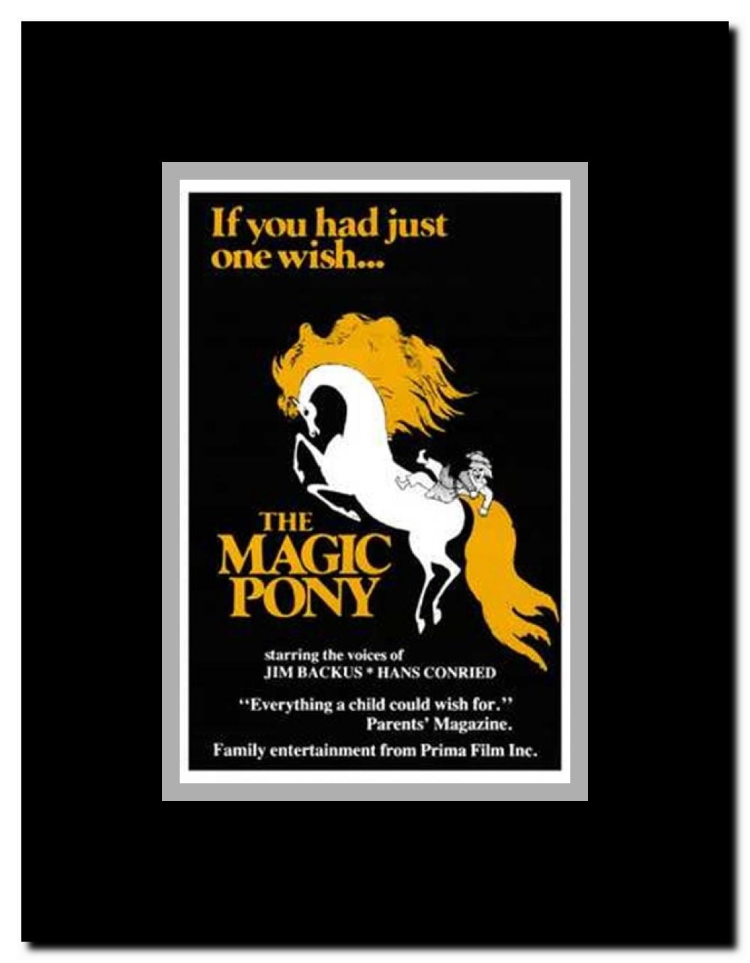 The Magic Pony Framed Movie Poster