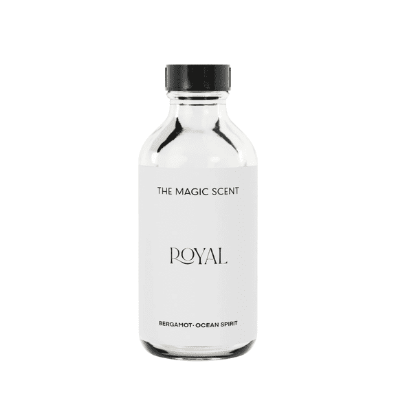 The Magic Scent Royal Diffuser Oil – Luxury Hotel Fragrance Oil for Cold Air & Ultrasonic Diffusers, Bergamot Citrus & Amber Musk Scent, 120ml