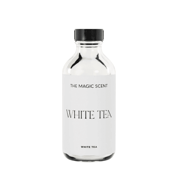 The Magic Scent White Tea Diffuser Oil Luxury Spa Fragrance Oil for Cold Air, HVAC & Ultrasonic Diffusers, Fresh Tea, Vanilla & Musk Scent, 30ml