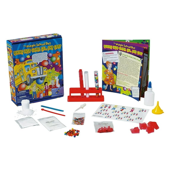 The Magic School Bus - Diving into Slime, Gel, and Goop Science Experiments Kit