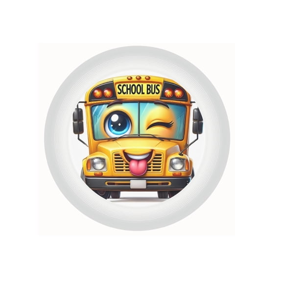 The Magic School Bus Patterned Frisby Slip Resistant And Stable Throw With A Hidden Love For Parent-Child Fun