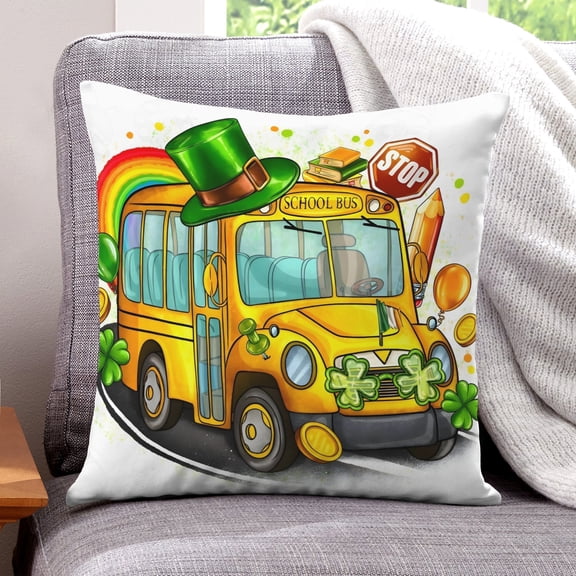 The Magic School Bus Pillow Cover Case Gifts Pillowcase Home Decorative Throw Cushion Birthday Present Fans Lover