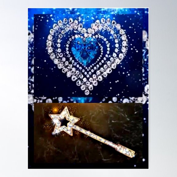 The Magic Wand Poster Wall Art, Modern Wall Decor For Living Room Bedroom, 8x12 UNFRAMED