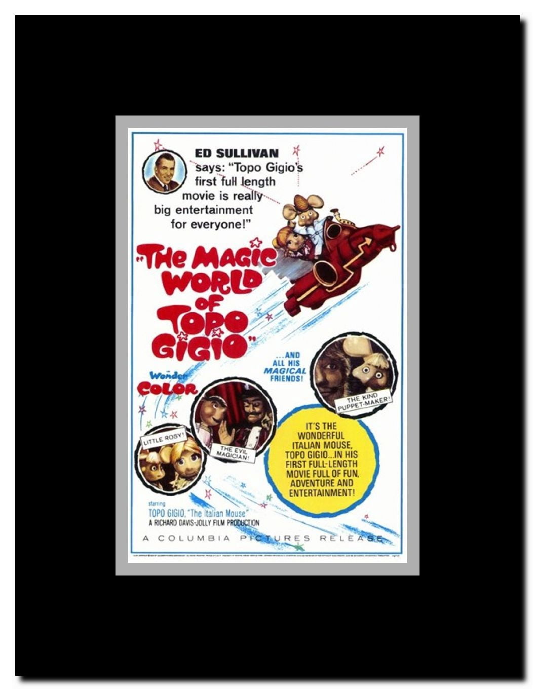 The Magic World of Topo Gigio Framed Movie Poster