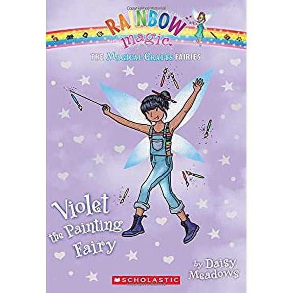 Pre-Owned The Magical Crafts Fairies #5: Violet the Painting Fairy, Volume 5 (Paperback) 0545708338 9780545708333