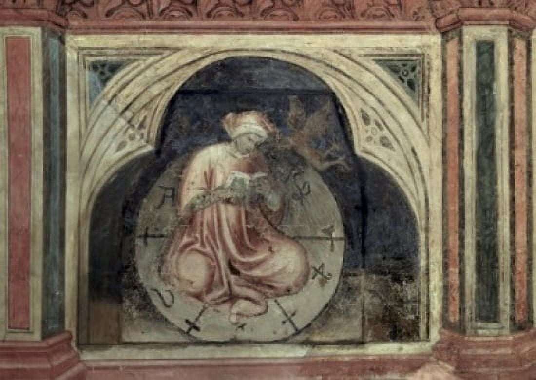The Magical Rite Artist Unknown (Italian) Fresco Palazzo della Ragione Padua Italy Canvas Art -  (18 x 24)