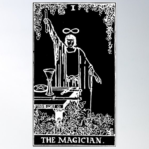 The Magician Poster Wall Art, Modern Wall Decor For Living Room Bedroom, 8x12 UNFRAMED