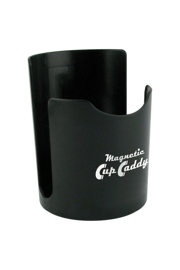 Magnetic Cup Holders and Organizers - Fits on Fridge, Lawnmower, Forklift, Cart, or Ladder - Made with Heavy-Duty Magnets - Includes 1 Black Magnetic Cup Holder
