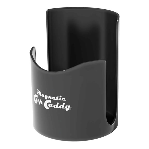 Master Magnetics Magnetic Cup Holders and Organizers - Fits on Fridge, Lawnmower, Forklift, Cart, or Ladder - Made with Heavy-Duty Magnets - Includes 1 Black Magnetic Cup Holder