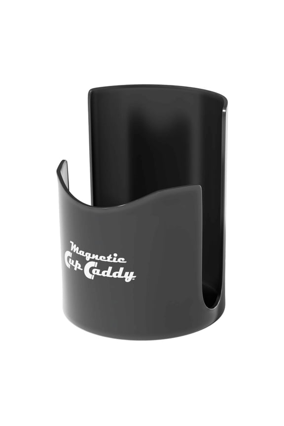 Magnetic Cup Holders and Organizers - Fits on Fridge, Lawnmower, Forklift, Cart, or Ladder - Made with Heavy-Duty Magnets - Includes 1 Black Magnetic Cup Holder