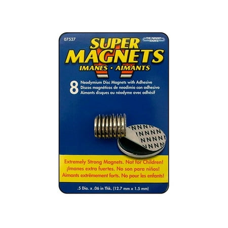 The Magnet Source Neodymium Magnet ADisc 1/2" 8pc