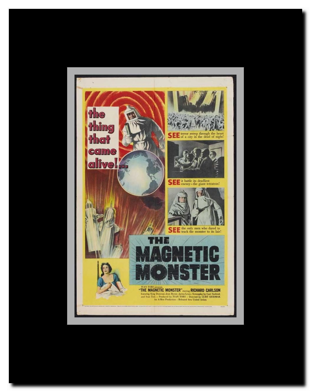 The Magnetic Monster Framed Movie Poster