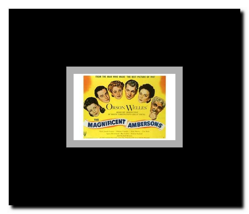 The Magnificent Ambersons Framed Movie Poster
