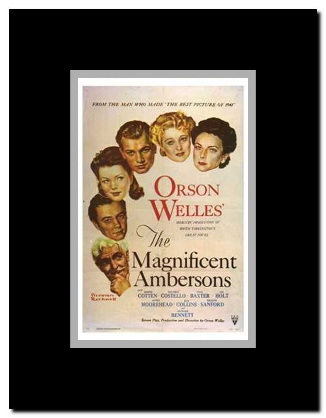 The Magnificent Ambersons Framed Movie Poster