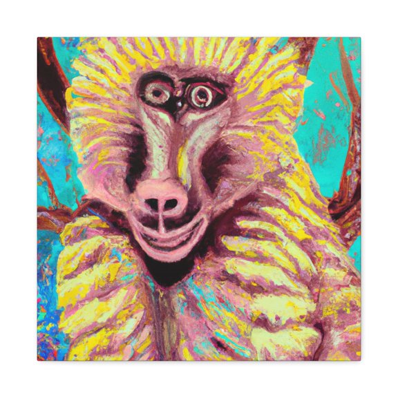 "The Magnificent Baboon" - Canvas