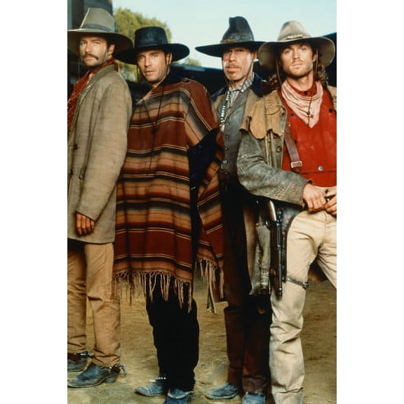 The Magnificent Seven 24x36 Poster Michael Biehn Ron Perlman Eric Close Anthony Starke Cast Tv