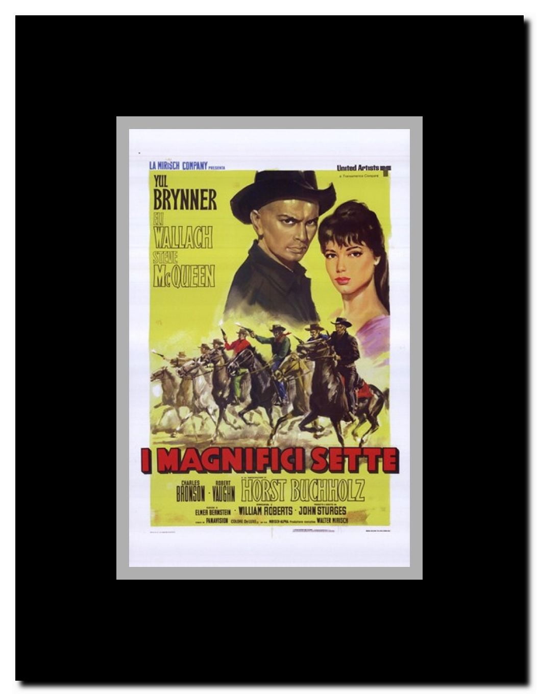 The Magnificent Seven Framed Movie Poster