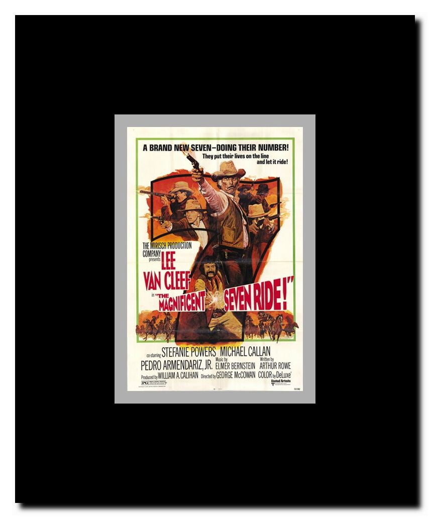 The Magnificent Seven Ride Framed Movie Poster
