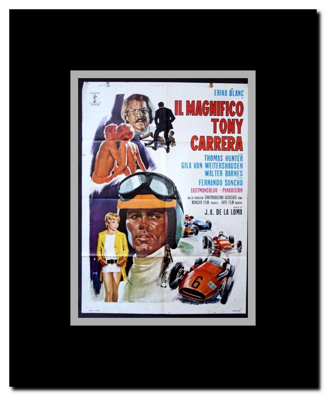 The Magnificent Tony Carrera Framed Movie Poster