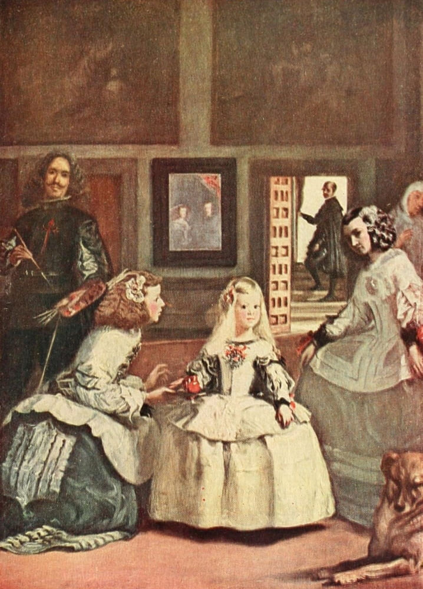The Maids of Honour History of Painting 1911 Canvas Art - Diego Vel???zquez (18 x 24)