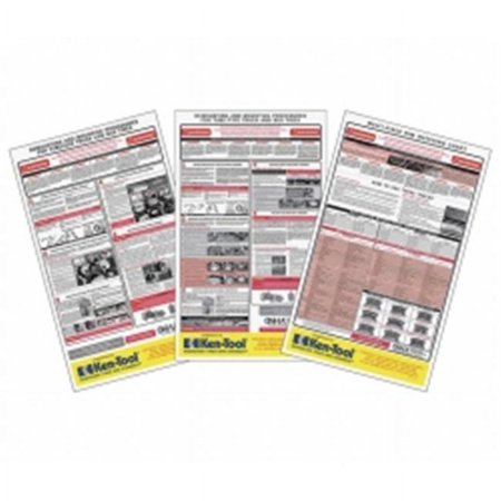 The Main Resource OSHA Tire Service & Safety Chart 3-Poster Kit
