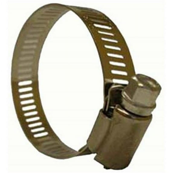 The Main Resource TMRHC2-24E 1.06-2 in. Ventilated No. 24 Stainless Steel Band & Zinc Plated Housing Standard Hose Clamp - Case of 10