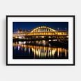 thumbnail image 1 of The Maishuaiyi Bridge - Taipei Taiwan Photography Black Framed Wall Art Print 12 x 18 inches, 1 of 4