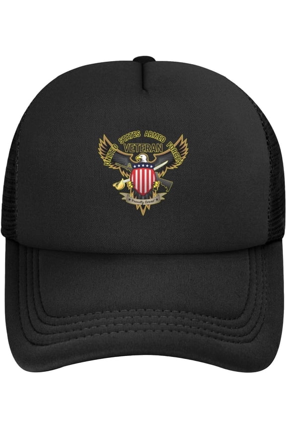 The Majestic American Bald Eagle Baseball Cap for Men Women Snapback Adjustable Mesh Back Hat
