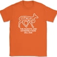 thumbnail image 1 of The Majestic Dill Doe T-Shirt Funny Deer Animal Hunting Humor Joke Gift Tee - Orange, L, 1 of 1