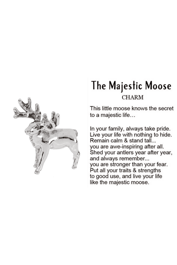 The Majestic Moose Pocket Charm