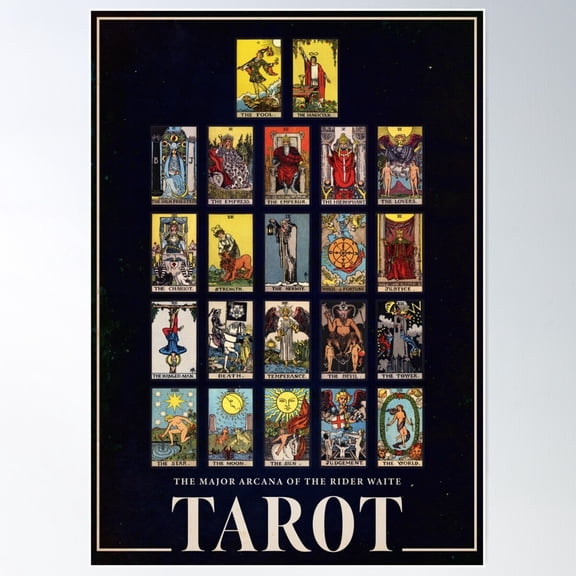 The Major Arcana Of Tarot Poster Wall Art Modern Wall Decor For Living Room Bedroom