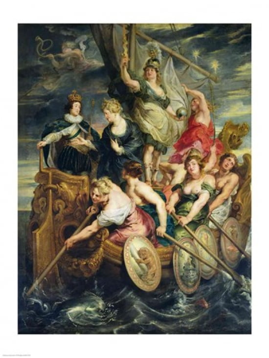 The Majority of Louis XIII Canvas Art - Peter Paul Rubens (18 x 24)