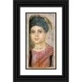thumbnail image 1 of The Malibu Painter 9x14 Black Ornate Wood Framed with Double Matting Museum Art Print Titled - Mummy Portrait, 1 of 4