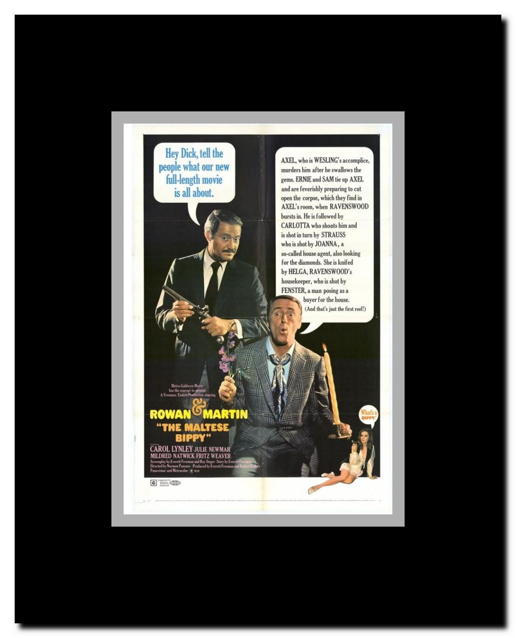 The Maltese Bippy Framed Movie Poster