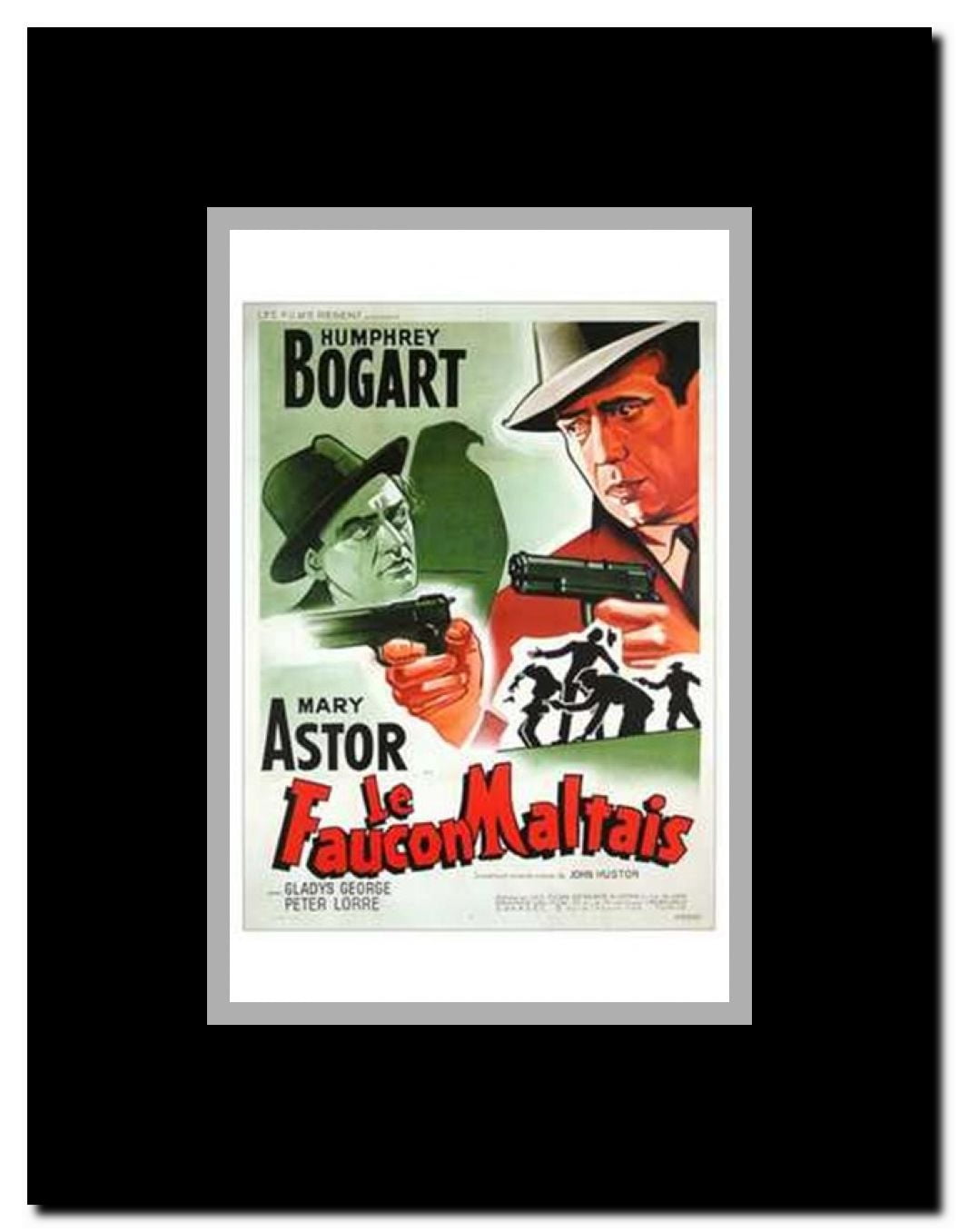 The Maltese Falcon Framed Movie Poster