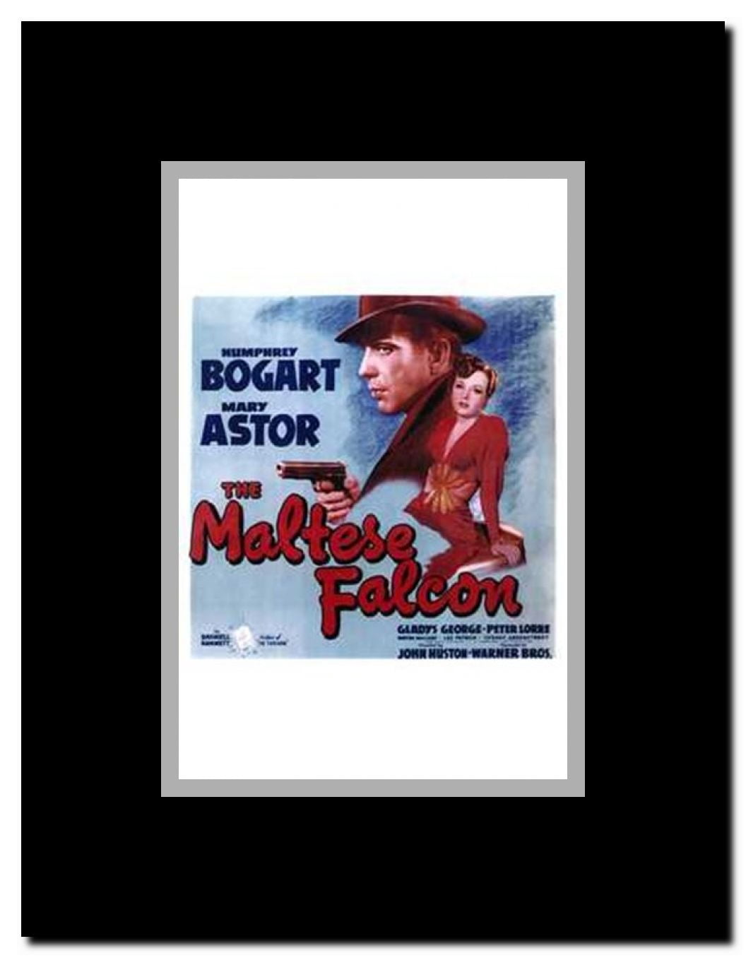 The Maltese Falcon Framed Movie Poster