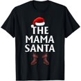 thumbnail image 1 of The Mama Santa Christmas Santa Claus Mama Christmas Santa T-Shirt, 1 of 3