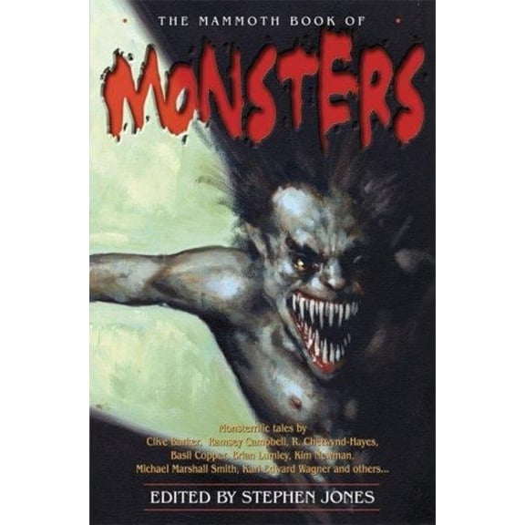 Pre-Owned The Mammoth Book of Monsters Paperback Jones, Stephen