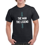 The Man And The Legend T-Shirt Men -Smartprints Designs, Male Medium