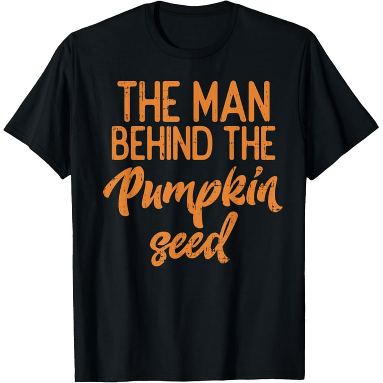 Mens Funny Halloween Pregnancy, The Man Behind The Pumpkin T-Shirt Mens Funny Halloween Pregnancy, The Man Behind The Pumpkin T-Shirt