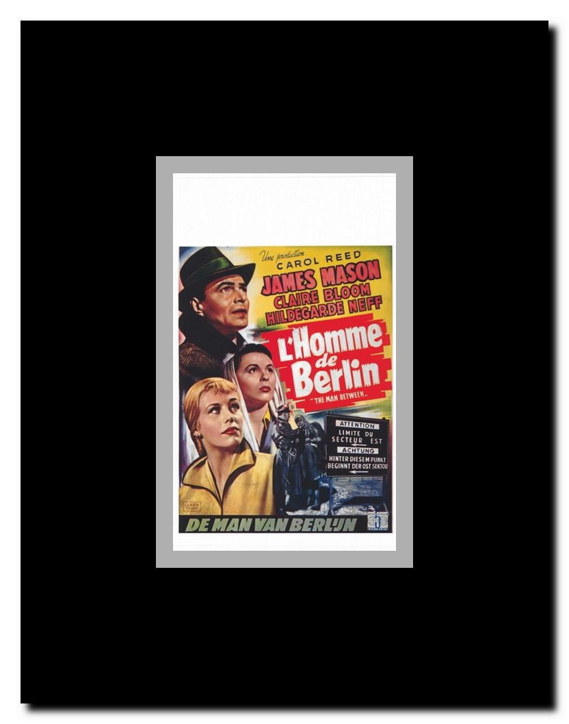 The Man Between Framed Movie Poster