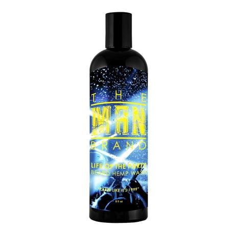 The Man Brand's Beard Wash with Hemp Seed Oil - (Life of the Party - 8 oz)